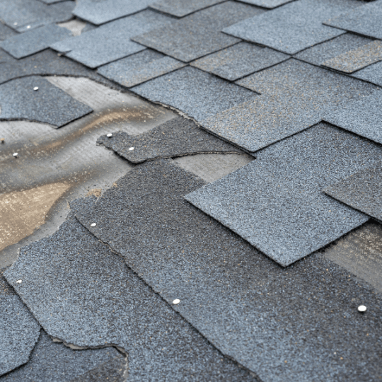 shingles in need of replacement