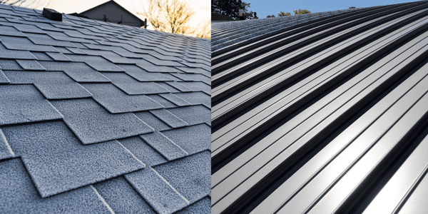 asphalt vs. metal roofing