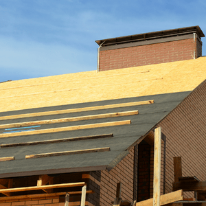 roof deck and underlayment