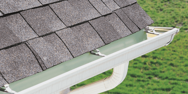 granular loss from shingles in gutters